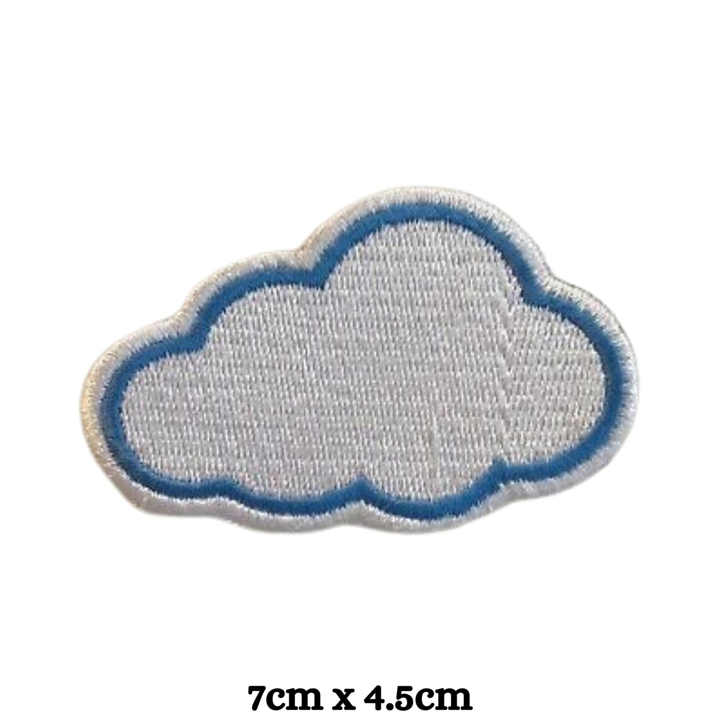 Cloud Patch Embroidery Iron-On Patches for Clothing Sew-On Applique for DIY Crafts Denim Jackets Jeans Backpacks