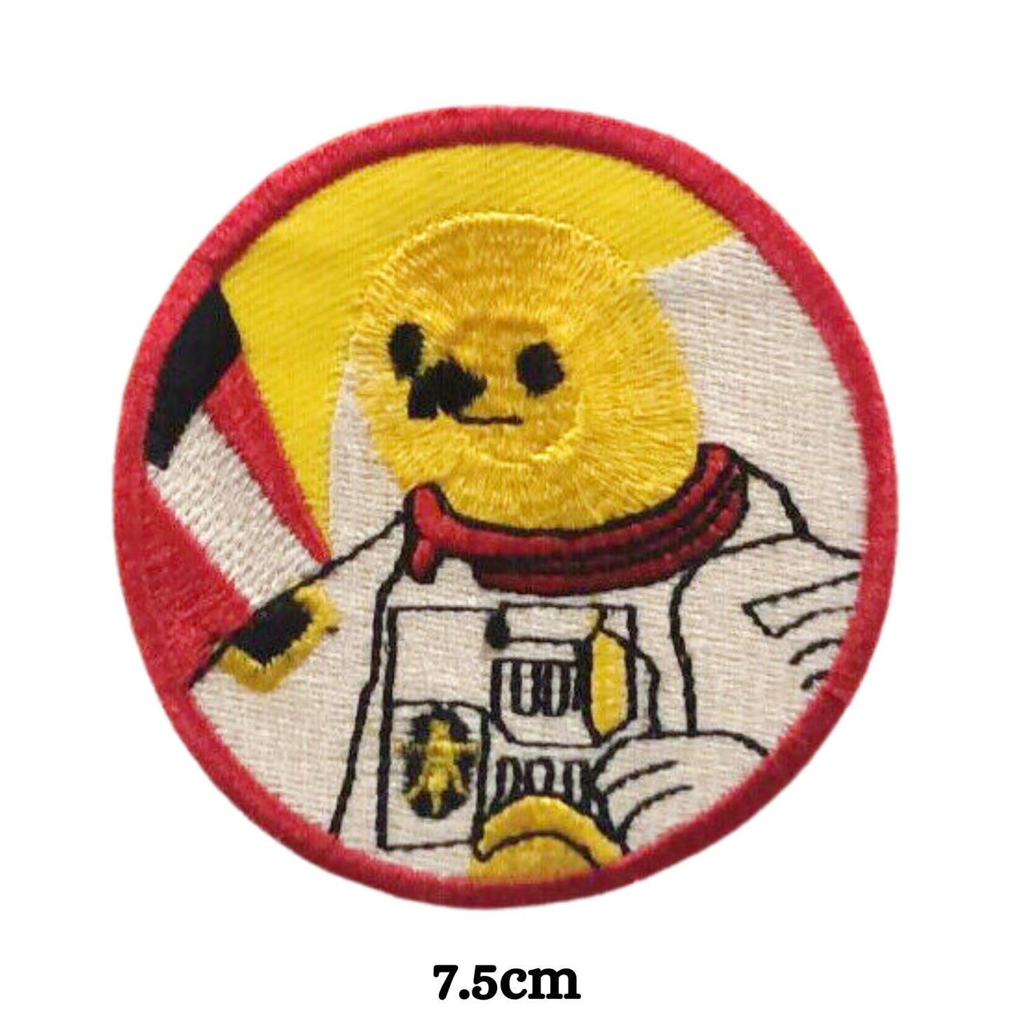 Astronaut Colourful Embroidery Iron-On Patches for Clothing Sew-On Applique for DIY Crafts Denim Jackets Jeans Backpacks