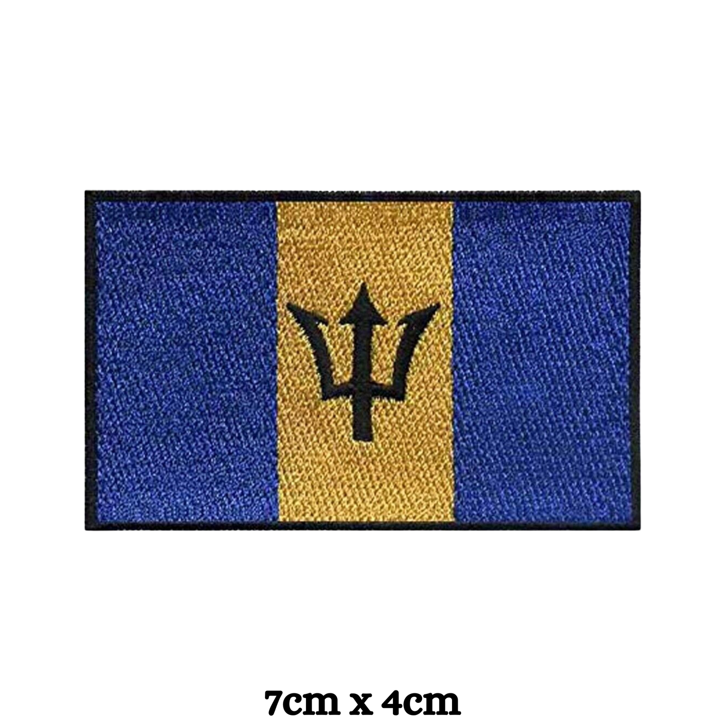Country Flag Embroidered Patch – Iron On / Sew On National Flag Badge | All Countries Available | Jacket, Backpack, Hat, Uniform – Choose Your Country (A-J)