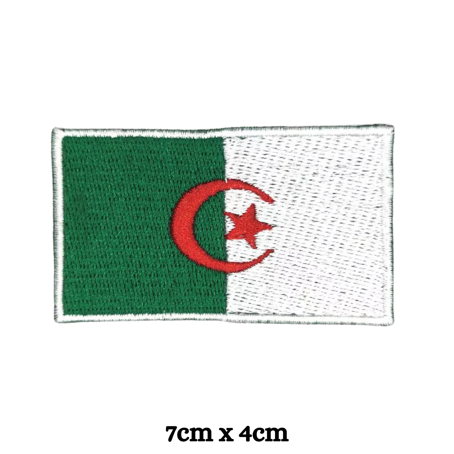 Country Flag Embroidered Patch – Iron On / Sew On National Flag Badge | All Countries Available | Jacket, Backpack, Hat, Uniform – Choose Your Country (A-J)