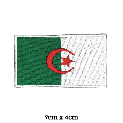 Country Flag Embroidered Patch – Iron On / Sew On National Flag Badge | All Countries Available | Jacket, Backpack, Hat, Uniform – Choose Your Country (A-J)