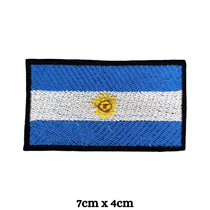 Country Flag Embroidered Patch – Iron On / Sew On National Flag Badge | All Countries Available | Jacket, Backpack, Hat, Uniform – Choose Your Country (A-J)