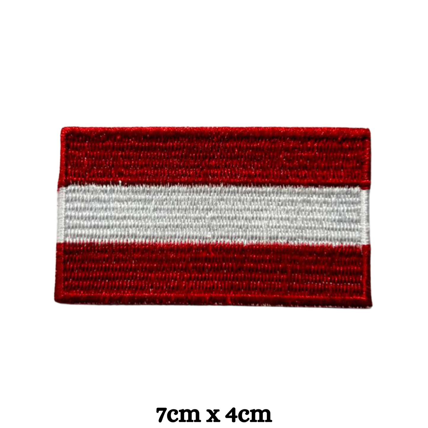 Country Flag Embroidered Patch – Iron On / Sew On National Flag Badge | All Countries Available | Jacket, Backpack, Hat, Uniform – Choose Your Country (A-J)