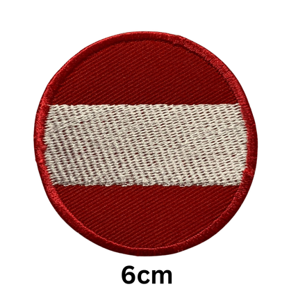 Round Flag Patch – 6cm Circular Embroidered Iron On / Sew On National Flag Badge | All Countries | Tactical Military Emblem for Hats, Jackets, Backpacks, Uniforms – Choose Your Country (A-J)