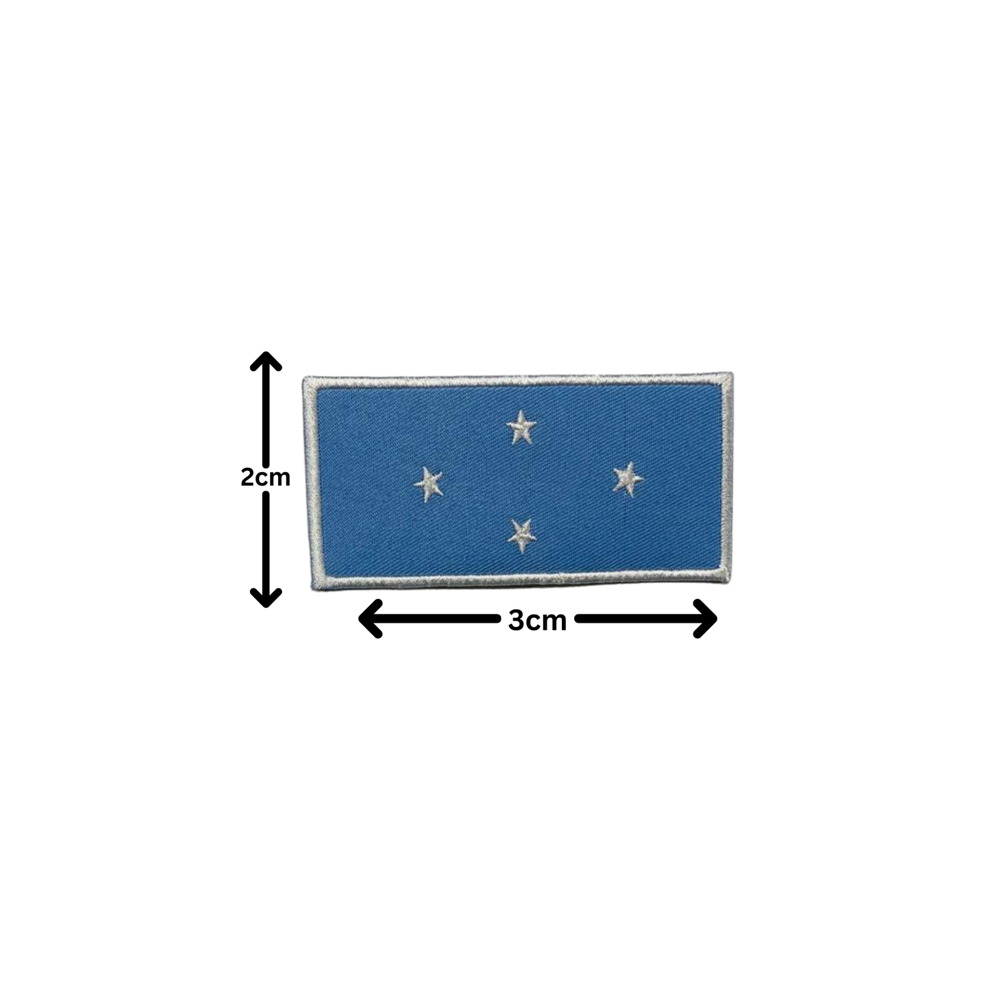 All Country Flag Patches (3 × 2 cm), Embroidered Iron-On/Sew On National Flags, Badge Traveler Gift Patch for Jacket, Backpack, Hat DIY Craft (K-S)