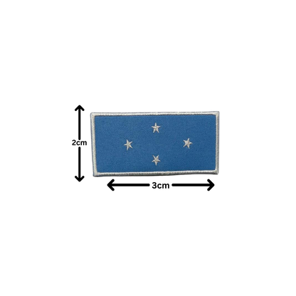 All Country Flag Patches (3 × 2 cm), Embroidered Iron-On/Sew On National Flags, Badge Traveler Gift Patch for Jacket, Backpack, Hat DIY Craft (K-S)