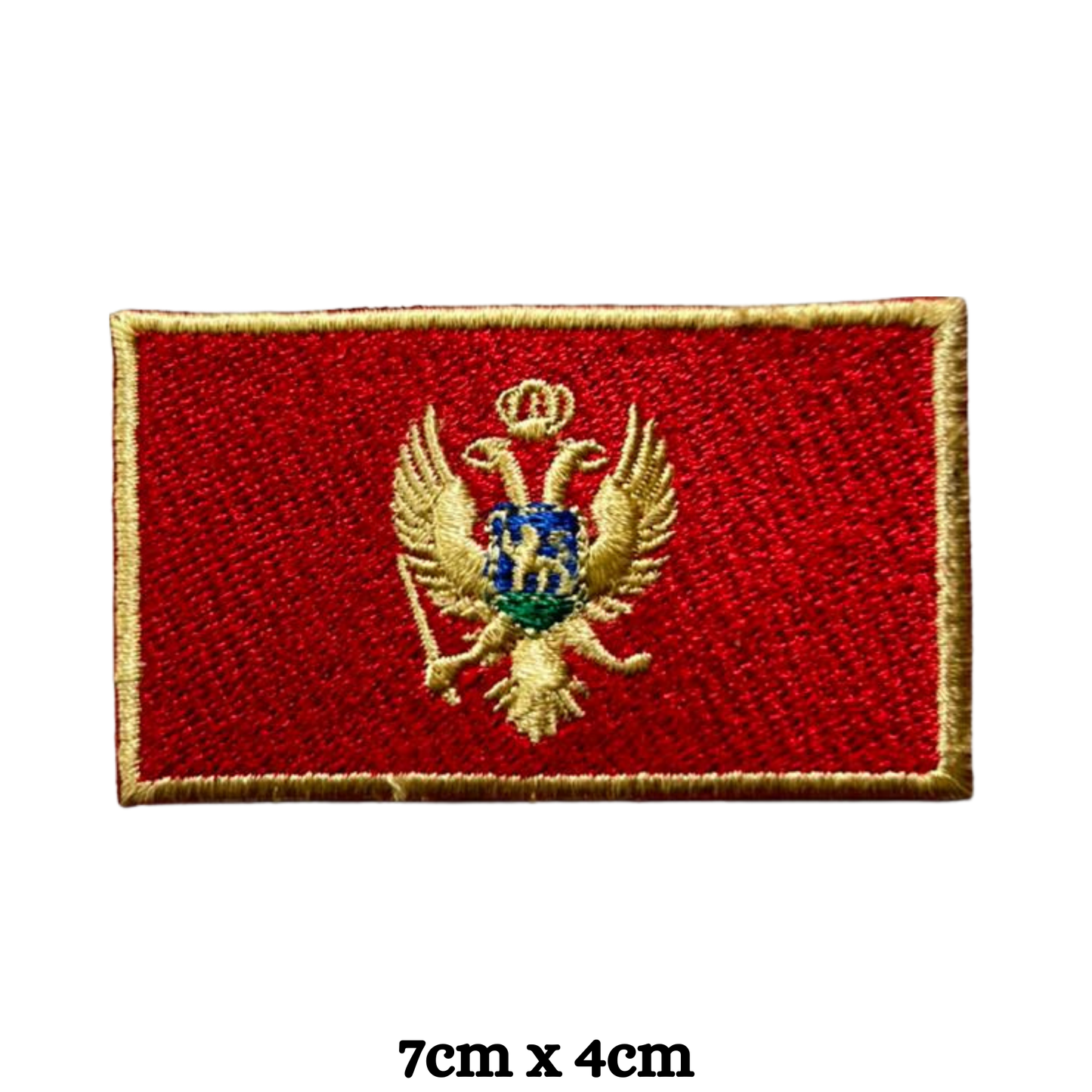 Country Flag Embroidered Patch – Iron On / Sew On National Flag Badge | All Countries Available | Jacket, Backpack, Hat, Uniform – Choose Your Country (K-S)