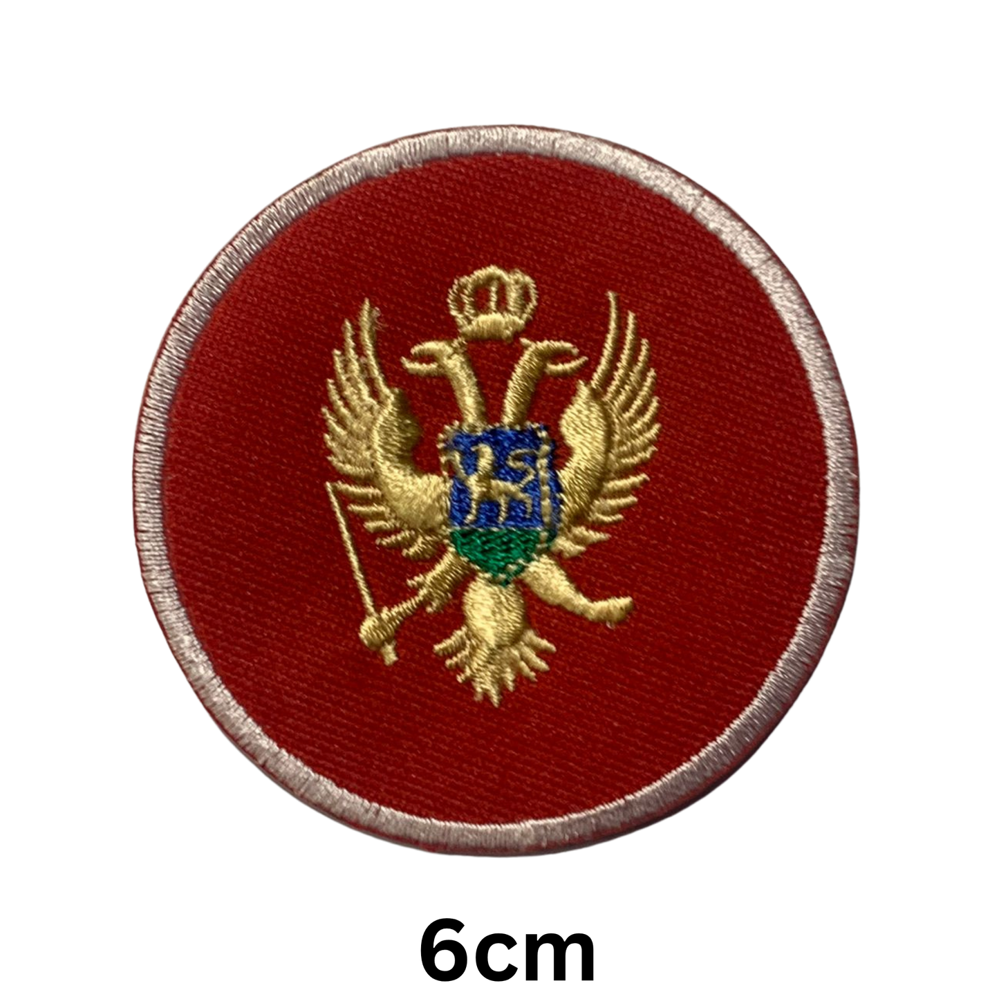 Round Flag Patch – 6cm Circular Embroidered Iron On / Sew On National Flag Badge | All Countries | Tactical Military Emblem for Hats, Jackets, Backpacks, Uniforms – Choose Your Country (K-S)