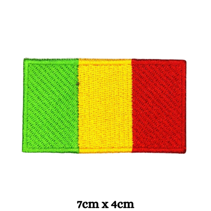 Country Flag Embroidered Patch – Iron On / Sew On National Flag Badge | All Countries Available | Jacket, Backpack, Hat, Uniform – Choose Your Country (K-S)