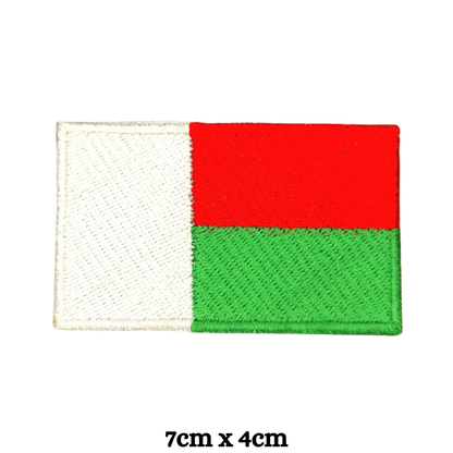 Country Flag Embroidered Patch – Iron On / Sew On National Flag Badge | All Countries Available | Jacket, Backpack, Hat, Uniform – Choose Your Country (K-S)