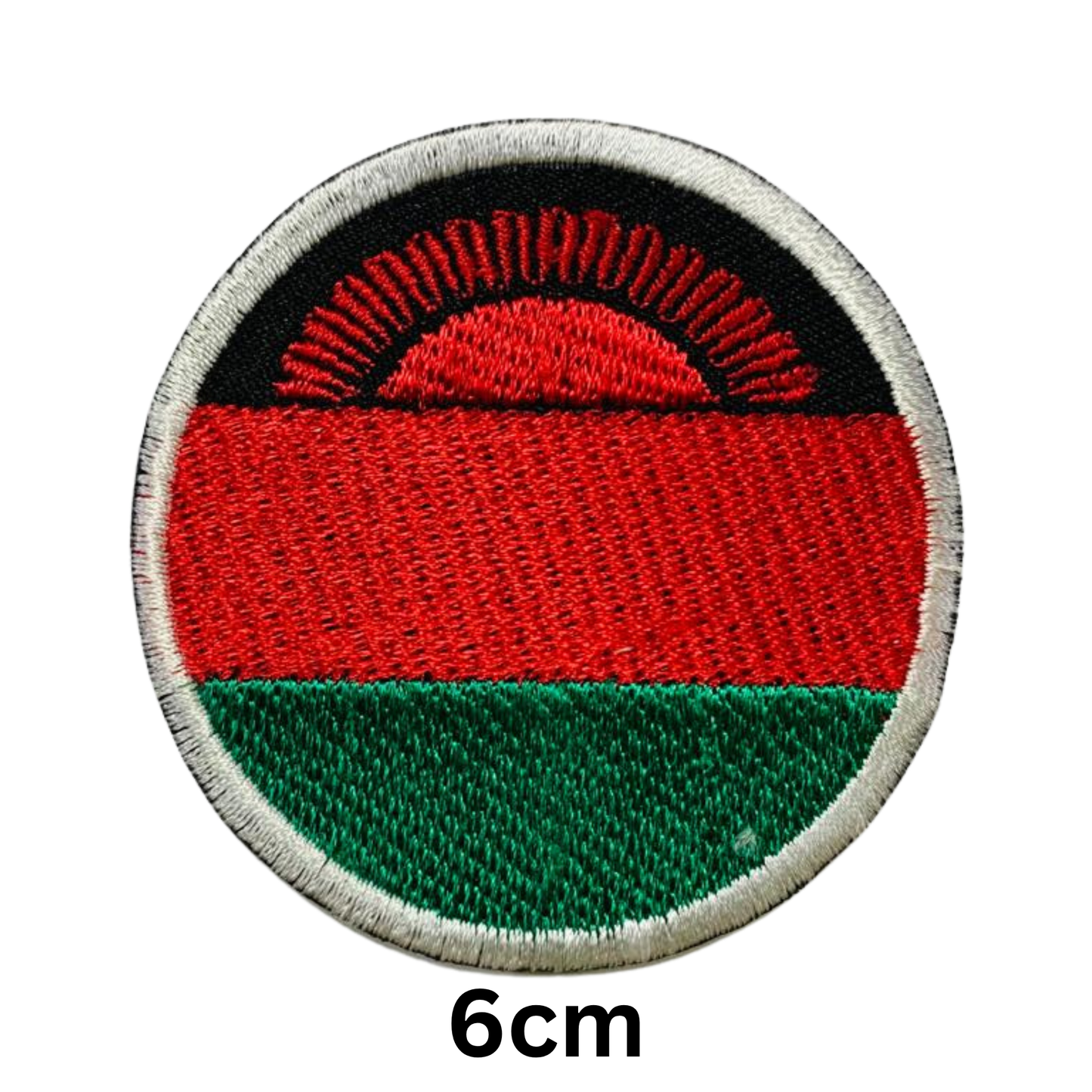 Round Flag Patch – 6cm Circular Embroidered Iron On / Sew On National Flag Badge | All Countries | Tactical Military Emblem for Hats, Jackets, Backpacks, Uniforms – Choose Your Country (K-S)