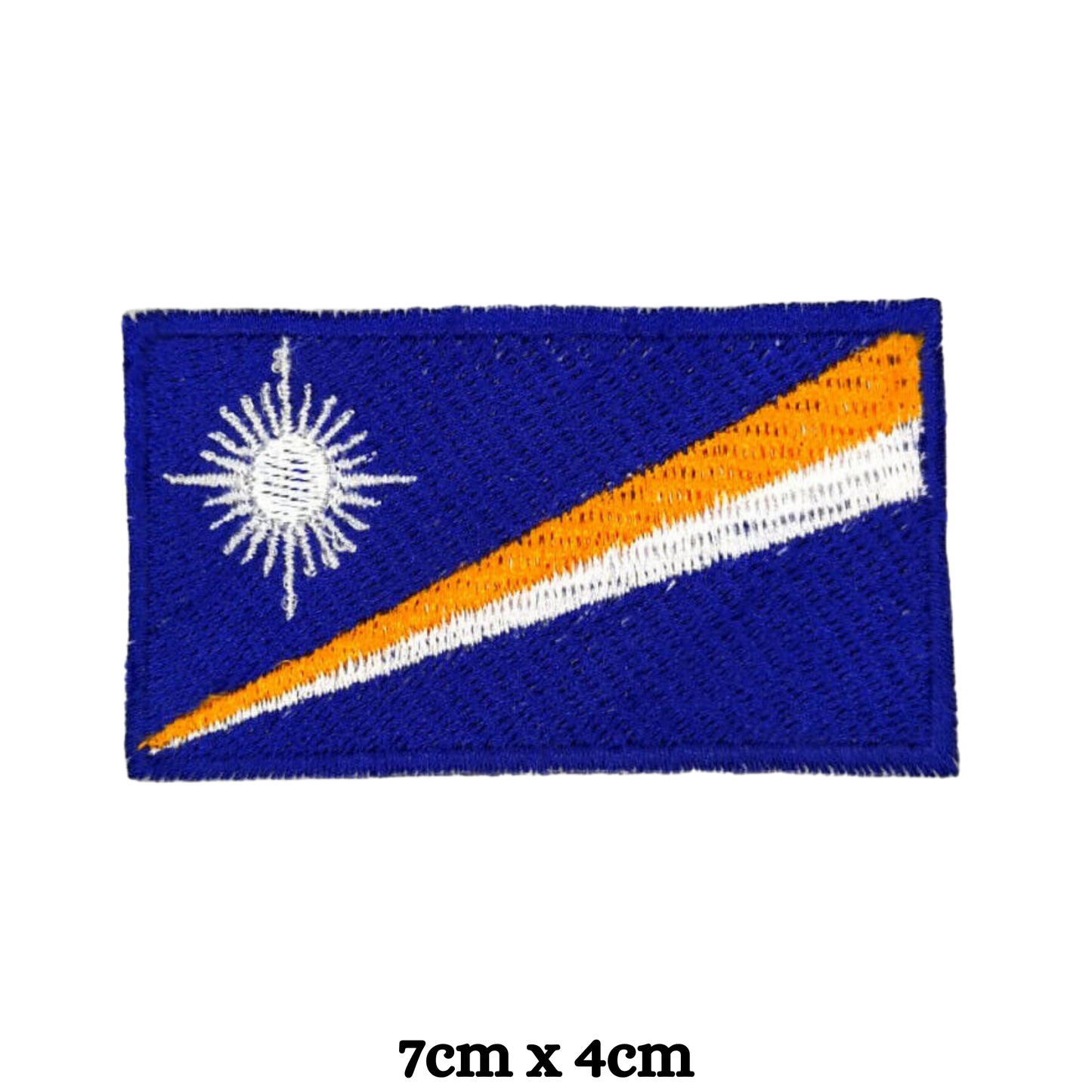 Country Flag Embroidered Patch – Iron On / Sew On National Flag Badge | All Countries Available | Jacket, Backpack, Hat, Uniform – Choose Your Country (K-S)