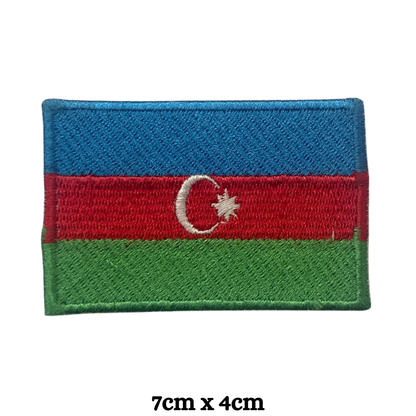 Country Flag Embroidered Patch – Iron On / Sew On National Flag Badge | All Countries Available | Jacket, Backpack, Hat, Uniform – Choose Your Country (A-J)