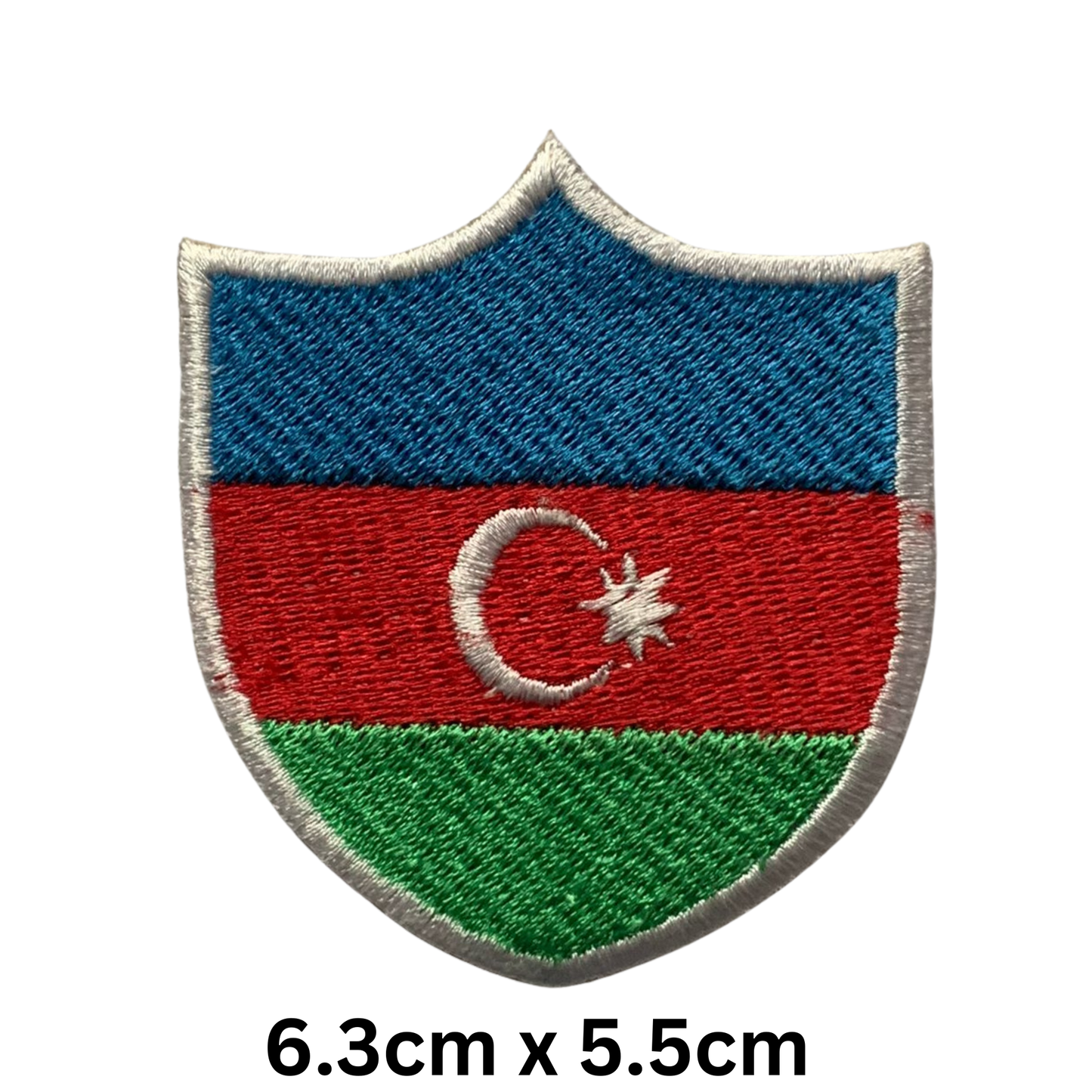 Shield Flag Patch – Embroidered Iron On / Sew On Shield Shaped National Flag Badge | All Countries Available | Heraldic Crest Patch for Jacket, Backpack, Biker Vest, Uniform – Choose Your Country (A-J)