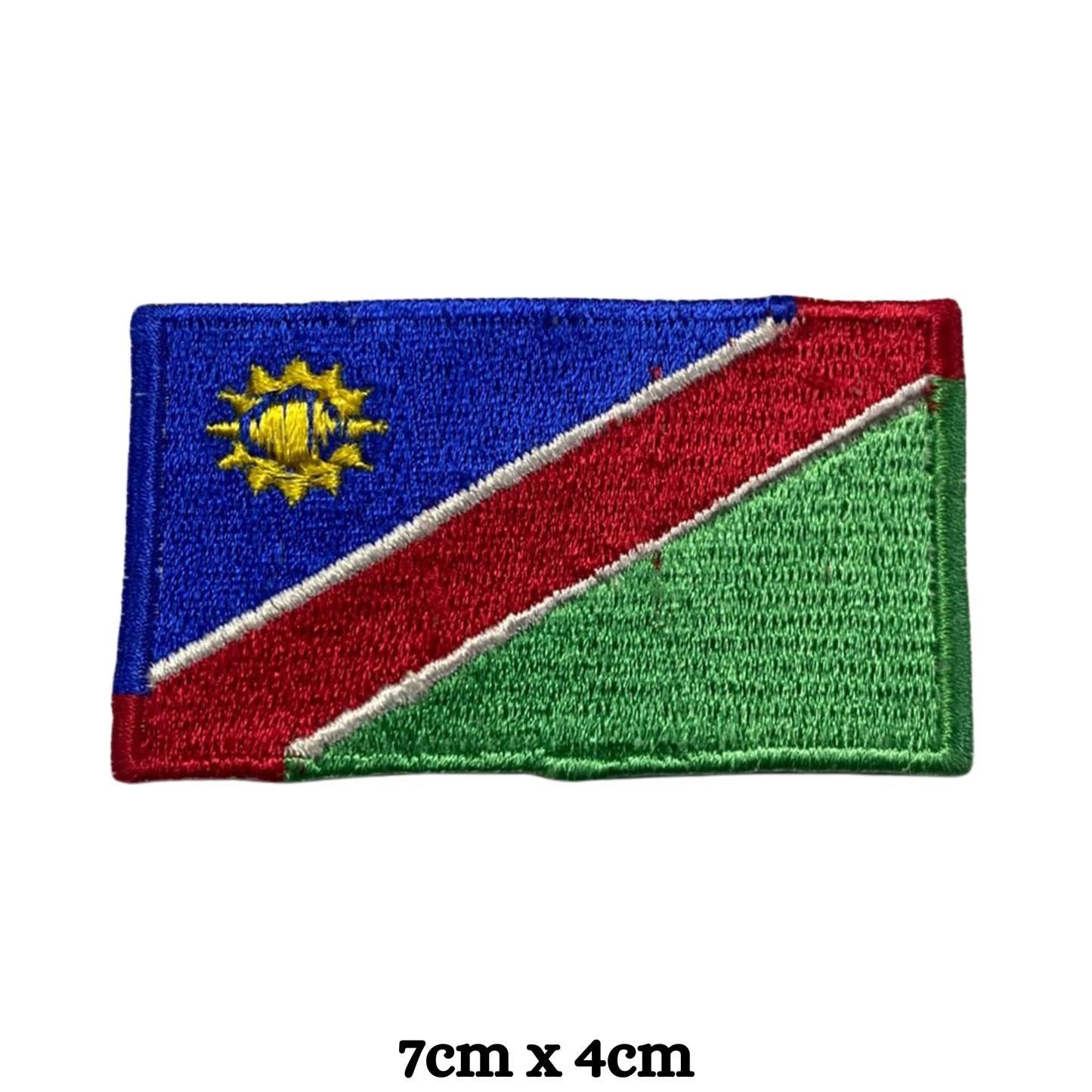 Country Flag Embroidered Patch – Iron On / Sew On National Flag Badge | All Countries Available | Jacket, Backpack, Hat, Uniform – Choose Your Country (K-S)
