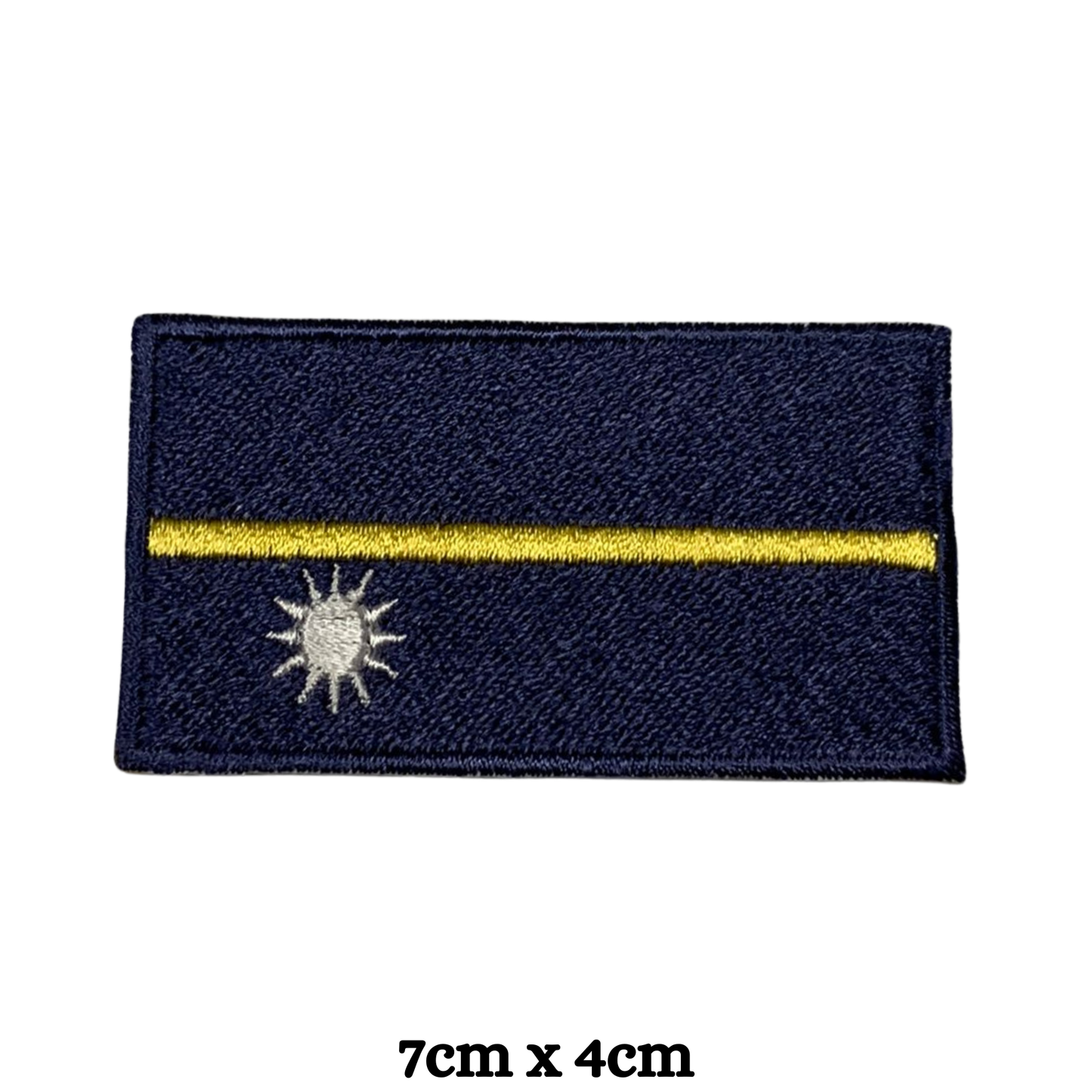 Country Flag Embroidered Patch – Iron On / Sew On National Flag Badge | All Countries Available | Jacket, Backpack, Hat, Uniform – Choose Your Country (K-S)