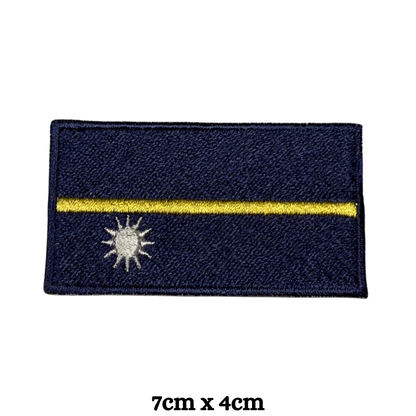 Country Flag Embroidered Patch – Iron On / Sew On National Flag Badge | All Countries Available | Jacket, Backpack, Hat, Uniform – Choose Your Country (K-S)