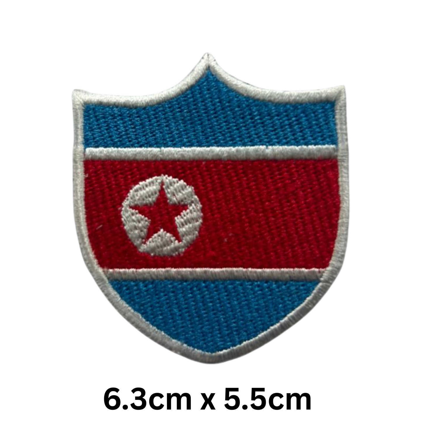 Shield Flag Patch – Embroidered Iron On / Sew On Shield Shaped National Flag Badge | All Countries Available | Heraldic Crest Patch for Jacket, Backpack, Biker Vest, Uniform – Choose Your Country (K-S)