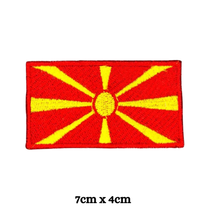 Country Flag Embroidered Patch – Iron On / Sew On National Flag Badge | All Countries Available | Jacket, Backpack, Hat, Uniform – Choose Your Country (K-S)