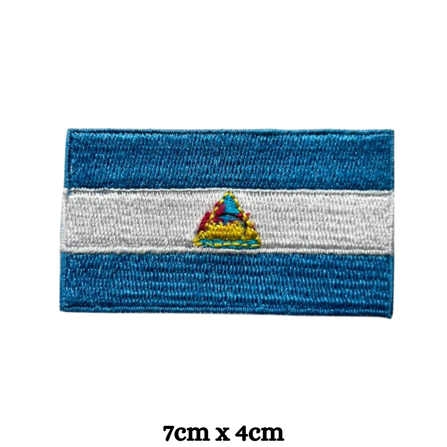 Country Flag Embroidered Patch – Iron On / Sew On National Flag Badge | All Countries Available | Jacket, Backpack, Hat, Uniform – Choose Your Country (K-S)