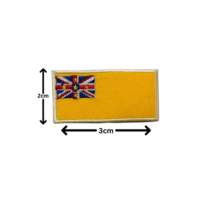 All Country Flag Patches (3 × 2 cm), Embroidered Iron-On/Sew On National Flags, Badge Traveler Gift Patch for Jacket, Backpack, Hat DIY Craft (K-S)