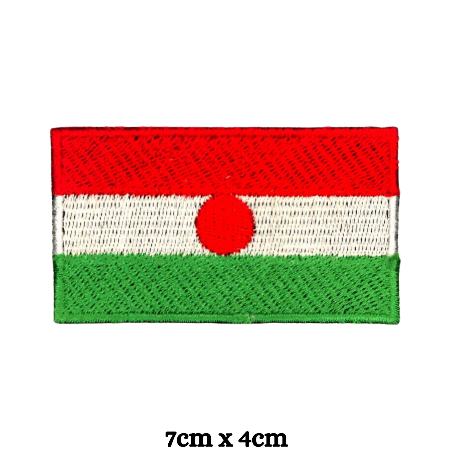 Country Flag Embroidered Patch – Iron On / Sew On National Flag Badge | All Countries Available | Jacket, Backpack, Hat, Uniform – Choose Your Country (K-S)