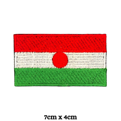 Country Flag Embroidered Patch – Iron On / Sew On National Flag Badge | All Countries Available | Jacket, Backpack, Hat, Uniform – Choose Your Country (K-S)