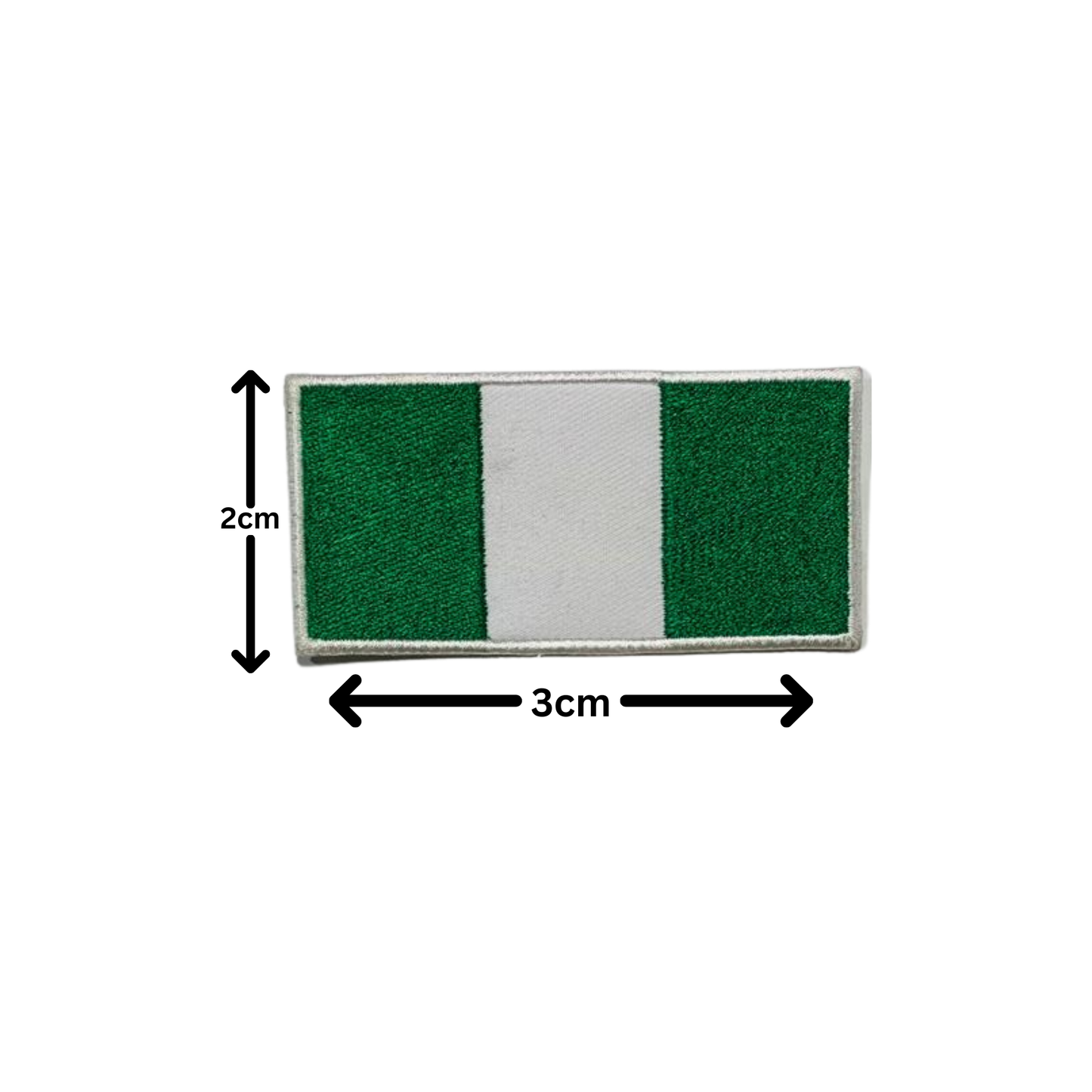 All Country Flag Patches (3 × 2 cm), Embroidered Iron-On/Sew On National Flags, Badge Traveler Gift Patch for Jacket, Backpack, Hat DIY Craft (K-S)