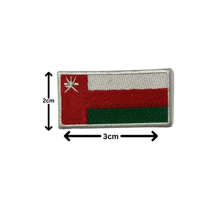 All Country Flag Patches (3 × 2 cm), Embroidered Iron-On/Sew On National Flags, Badge Traveler Gift Patch for Jacket, Backpack, Hat DIY Craft (K-S)