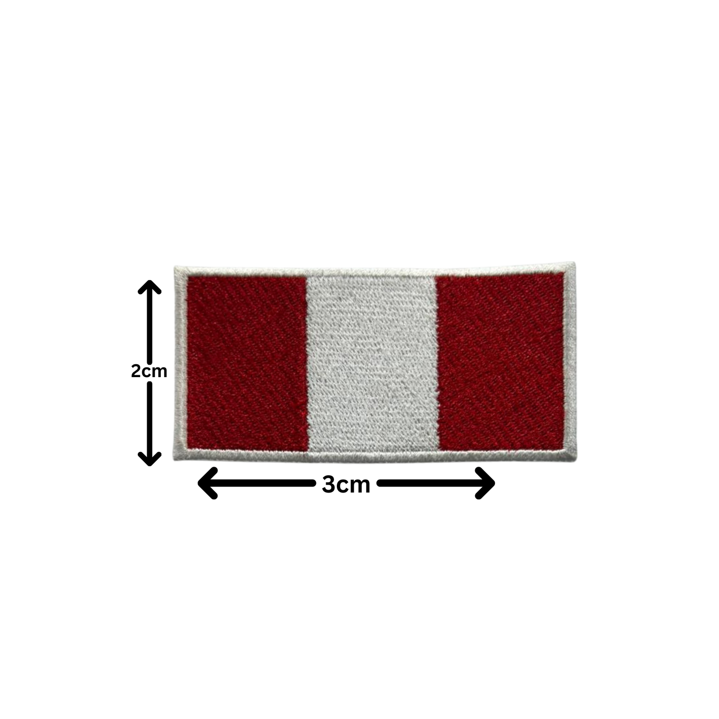All Country Flag Patches (3 × 2 cm), Embroidered Iron-On/Sew On National Flags, Badge Traveler Gift Patch for Jacket, Backpack, Hat DIY Craft (K-S)