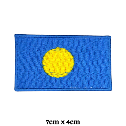 Country Flag Embroidered Patch – Iron On / Sew On National Flag Badge | All Countries Available | Jacket, Backpack, Hat, Uniform – Choose Your Country (K-S)