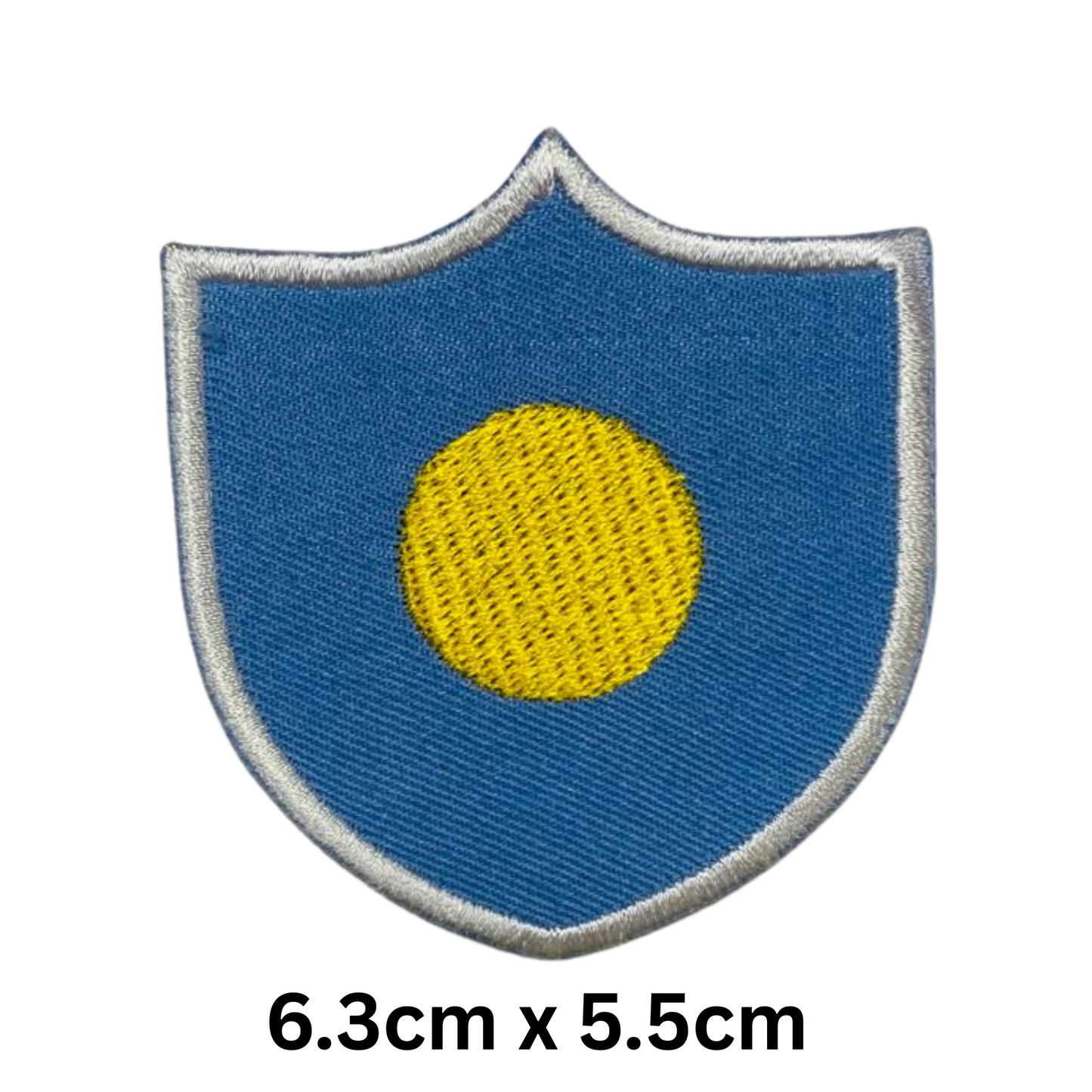 Shield Flag Patch – Embroidered Iron On / Sew On Shield Shaped National Flag Badge | All Countries Available | Heraldic Crest Patch for Jacket, Backpack, Biker Vest, Uniform – Choose Your Country (K-S)