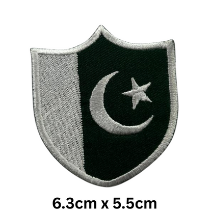 Shield Flag Patch – Embroidered Iron On / Sew On Shield Shaped National Flag Badge | All Countries Available | Heraldic Crest Patch for Jacket, Backpack, Biker Vest, Uniform – Choose Your Country (K-S)