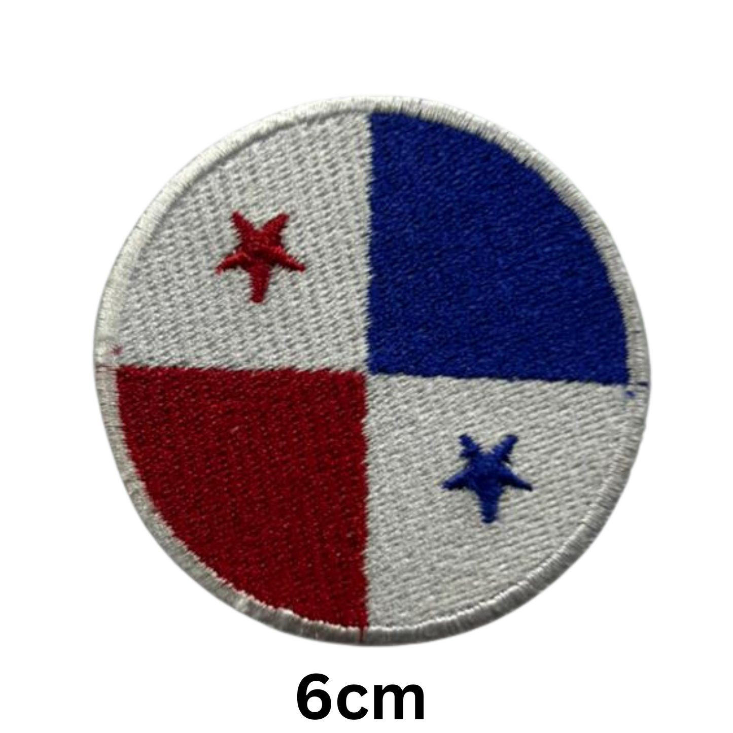 Round Flag Patch – 6cm Circular Embroidered Iron On / Sew On National Flag Badge | All Countries | Tactical Military Emblem for Hats, Jackets, Backpacks, Uniforms – Choose Your Country (K-S)