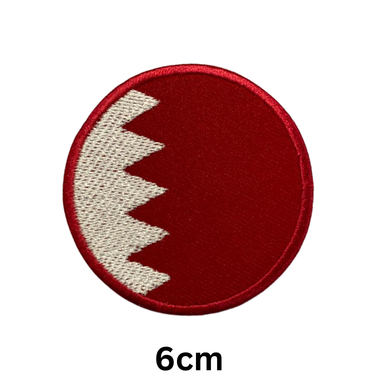 Round Flag Patch – 6cm Circular Embroidered Iron On / Sew On National Flag Badge | All Countries | Tactical Military Emblem for Hats, Jackets, Backpacks, Uniforms – Choose Your Country (A-J)