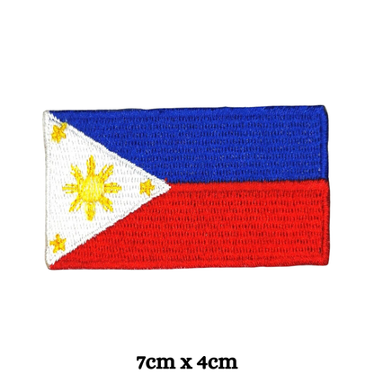 Country Flag Embroidered Patch – Iron On / Sew On National Flag Badge | All Countries Available | Jacket, Backpack, Hat, Uniform – Choose Your Country (K-S)