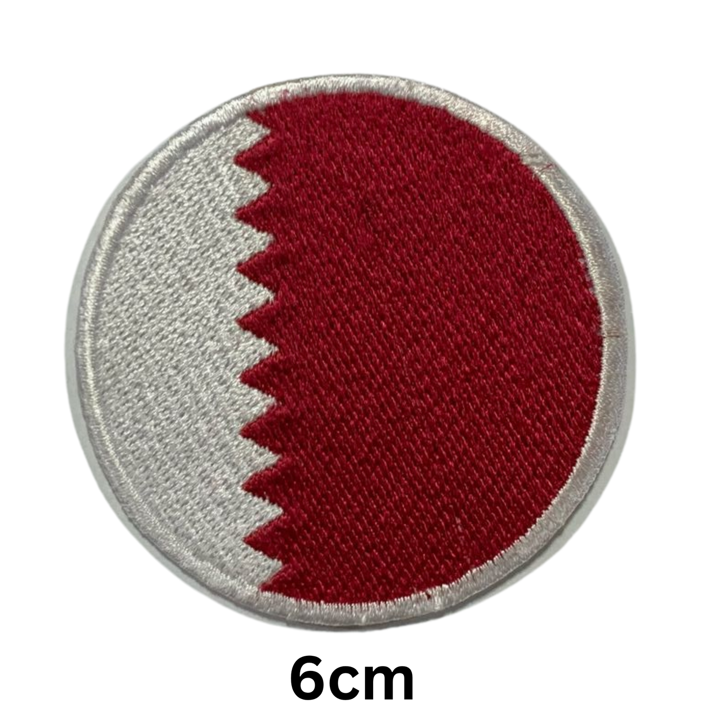 Round Flag Patch – 6cm Circular Embroidered Iron On / Sew On National Flag Badge | All Countries | Tactical Military Emblem for Hats, Jackets, Backpacks, Uniforms – Choose Your Country (K-S)
