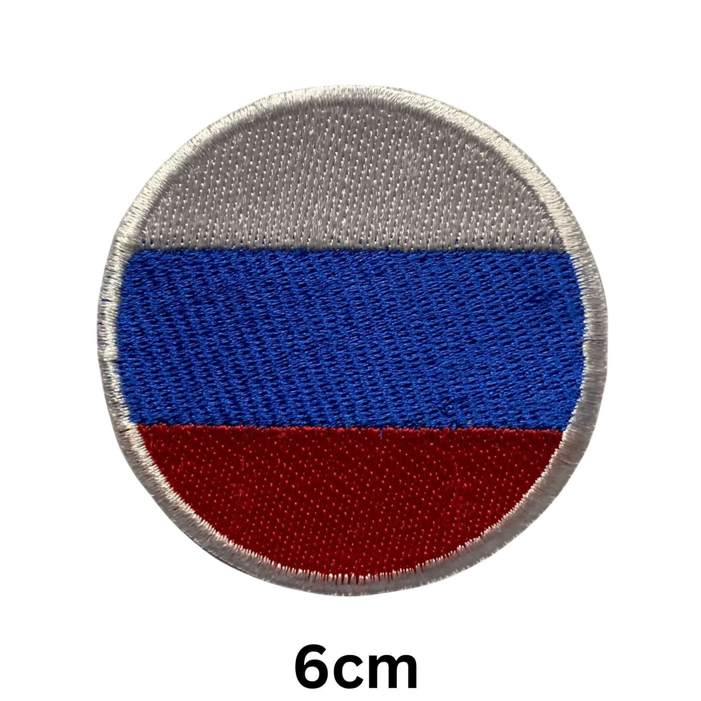 Round Flag Patch – 6cm Circular Embroidered Iron On / Sew On National Flag Badge | All Countries | Tactical Military Emblem for Hats, Jackets, Backpacks, Uniforms – Choose Your Country (K-S)
