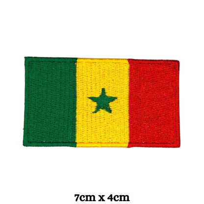 Country Flag Embroidered Patch – Iron On / Sew On National Flag Badge | All Countries Available | Jacket, Backpack, Hat, Uniform – Choose Your Country (K-S)