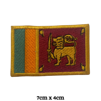 Country Flag Embroidered Patch – Iron On / Sew On National Flag Badge | All Countries Available | Jacket, Backpack, Hat, Uniform – Choose Your Country (K-S)