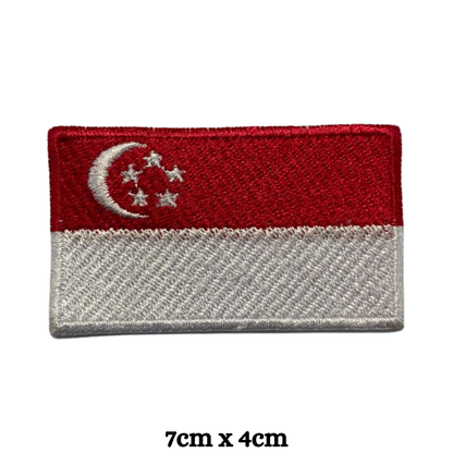 Country Flag Embroidered Patch – Iron On / Sew On National Flag Badge | All Countries Available | Jacket, Backpack, Hat, Uniform – Choose Your Country (K-S)