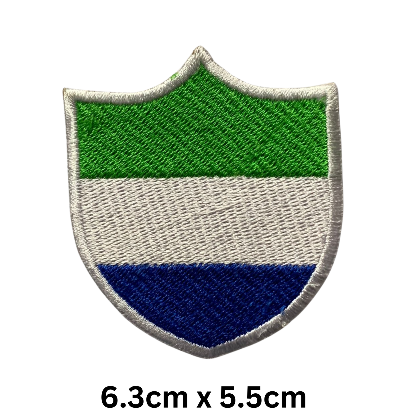 Shield Flag Patch – Embroidered Iron On / Sew On Shield Shaped National Flag Badge | All Countries Available | Heraldic Crest Patch for Jacket, Backpack, Biker Vest, Uniform – Choose Your Country (K-S)