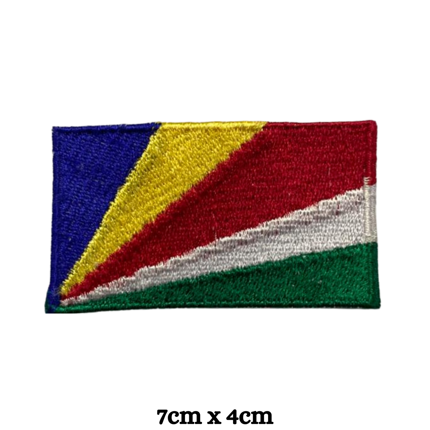 Country Flag Embroidered Patch – Iron On / Sew On National Flag Badge | All Countries Available | Jacket, Backpack, Hat, Uniform – Choose Your Country (K-S)