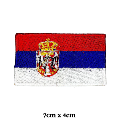 Country Flag Embroidered Patch – Iron On / Sew On National Flag Badge | All Countries Available | Jacket, Backpack, Hat, Uniform – Choose Your Country (K-S)