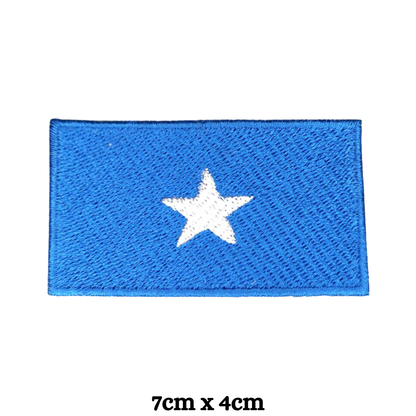 Country Flag Embroidered Patch – Iron On / Sew On National Flag Badge | All Countries Available | Jacket, Backpack, Hat, Uniform – Choose Your Country (K-S)
