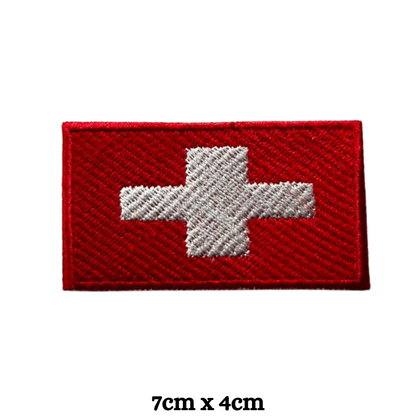 Country Flag Embroidered Patch – Iron On / Sew On National Flag Badge | All Countries Available | Jacket, Backpack, Hat, Uniform – Choose Your Country (K-S)