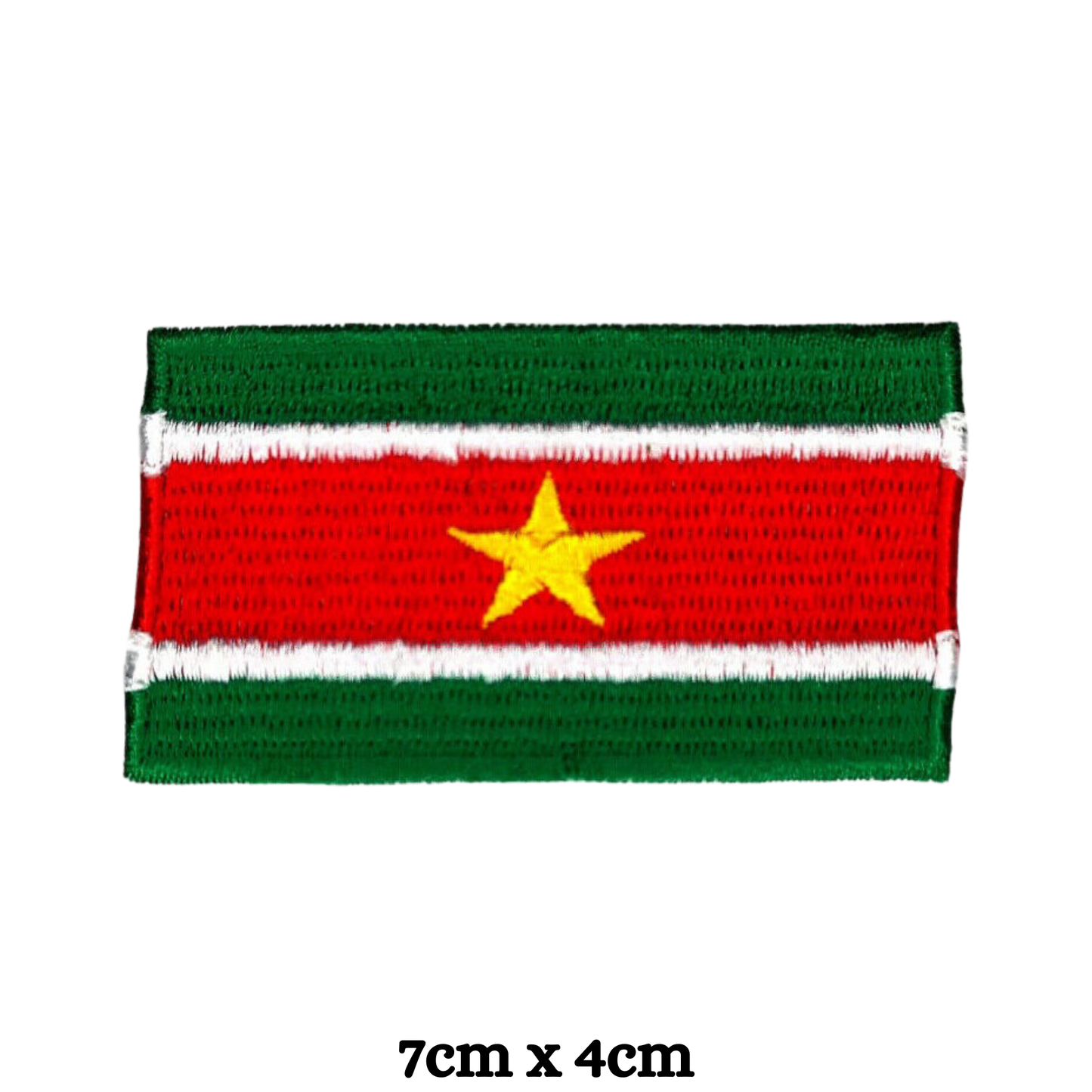 Country Flag Embroidered Patch – Iron On / Sew On National Flag Badge | All Countries Available | Jacket, Backpack, Hat, Uniform – Choose Your Country (K-S)