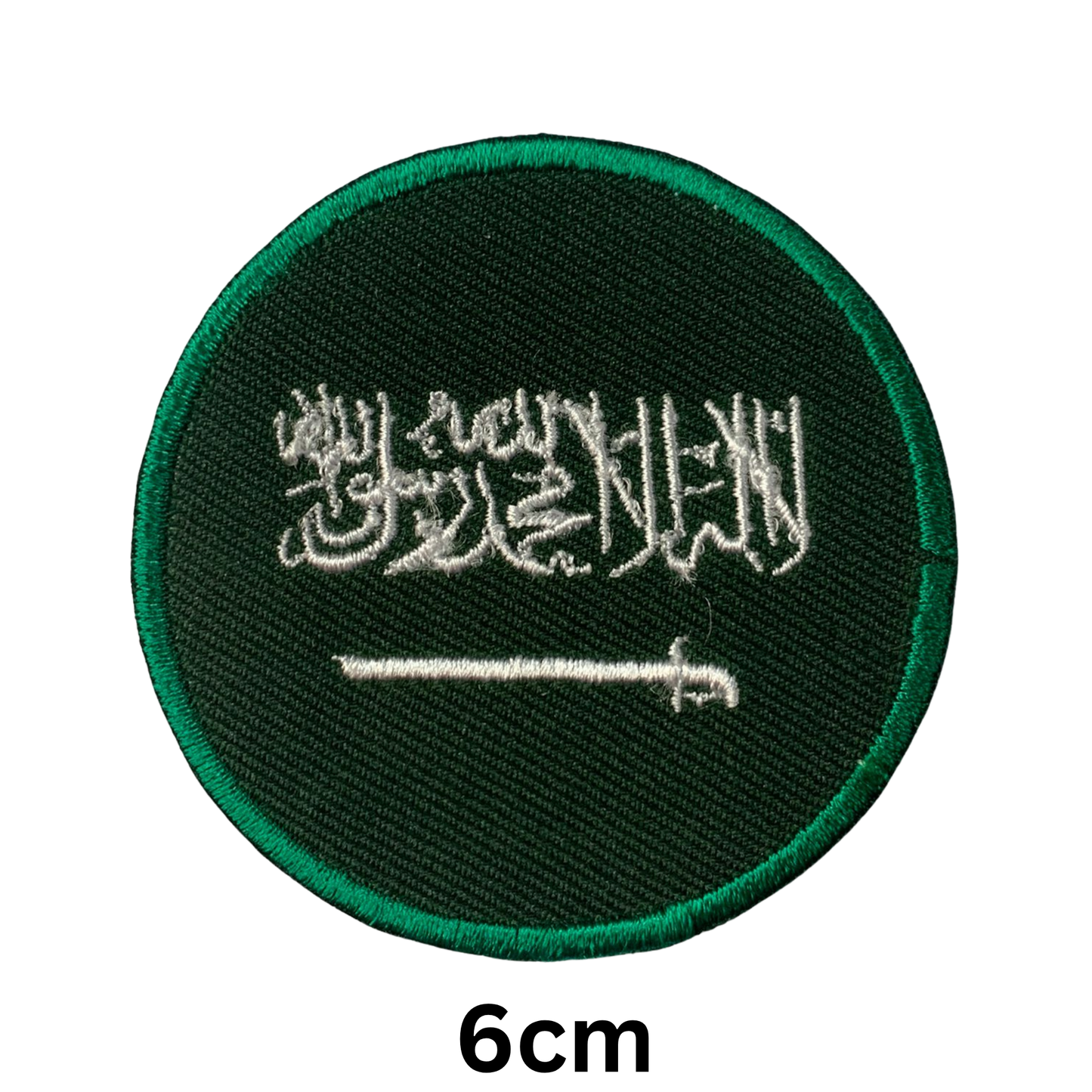 Round Flag Patch – 6cm Circular Embroidered Iron On / Sew On National Flag Badge | All Countries | Tactical Military Emblem for Hats, Jackets, Backpacks, Uniforms – Choose Your Country (K-S)