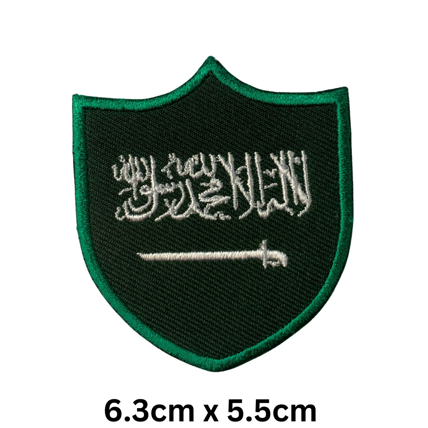 Shield Flag Patch – Embroidered Iron On / Sew On Shield Shaped National Flag Badge | All Countries Available | Heraldic Crest Patch for Jacket, Backpack, Biker Vest, Uniform – Choose Your Country (K-S)