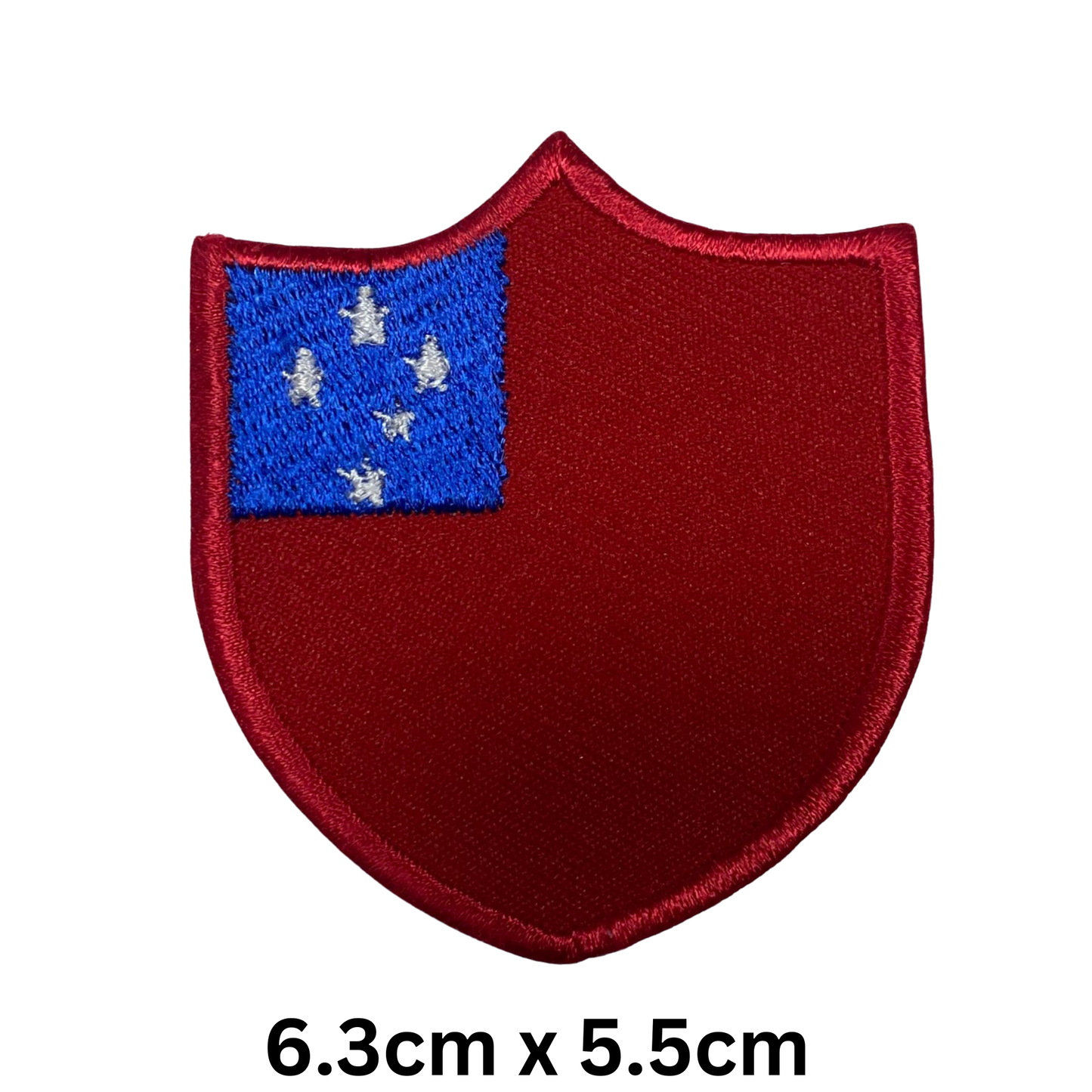Shield Flag Patch – Embroidered Iron On / Sew On Shield Shaped National Flag Badge | All Countries Available | Heraldic Crest Patch for Jacket, Backpack, Biker Vest, Uniform – Choose Your Country (K-S)